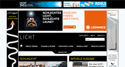 Desktop Screenshot of lichtnet.de