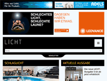 Tablet Screenshot of lichtnet.de